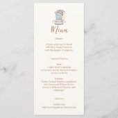 JULIETティーセットパーティー メニュー (正面)