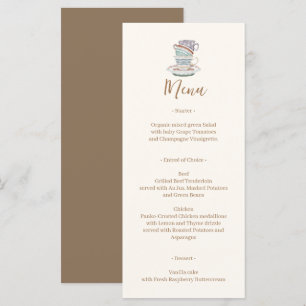 JULIETティーセットパーティー メニュー