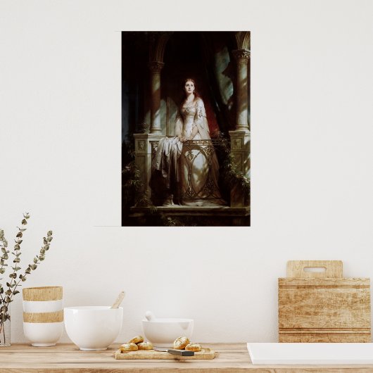 Juliet by Thomas-Francis Dicksee ポスター (キッチン)