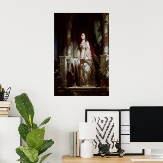 Juliet by Thomas-Francis Dicksee ポスター (ホームオフィス)