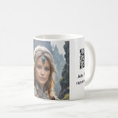 Juliet Rebko .2マグカップ, 11オズ コーヒーマグカップ (正面右)