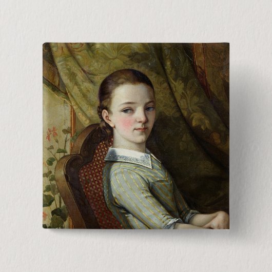 Juliette Courbet 1844年 缶バッジ (正面)