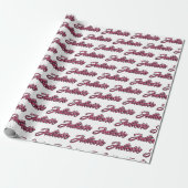 Juliette fade pink personalisiertes Geschenkpapier ラッピングペーパー (アンロールド)