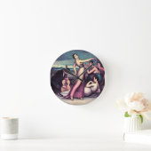 Julio Romero De Torres – フラメンコの歌と踊り ラウンド壁時計 (ホーム)