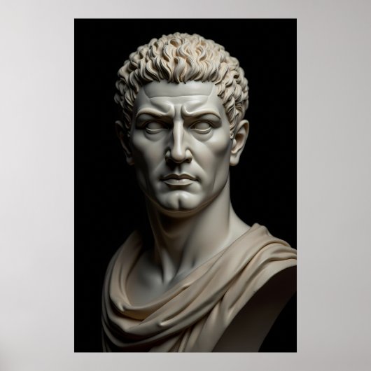Julius Caesarポートレート、象徴的なローマ指導部 ポスター (正面)