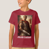 Julius Caesar deep red Tシャツ (正面)