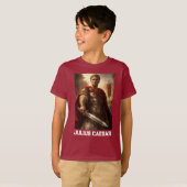 Julius Caesar deep red Tシャツ (正面フル)