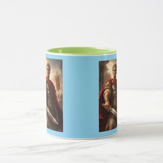 Julius Caesar green and azure マグカップ (中央)