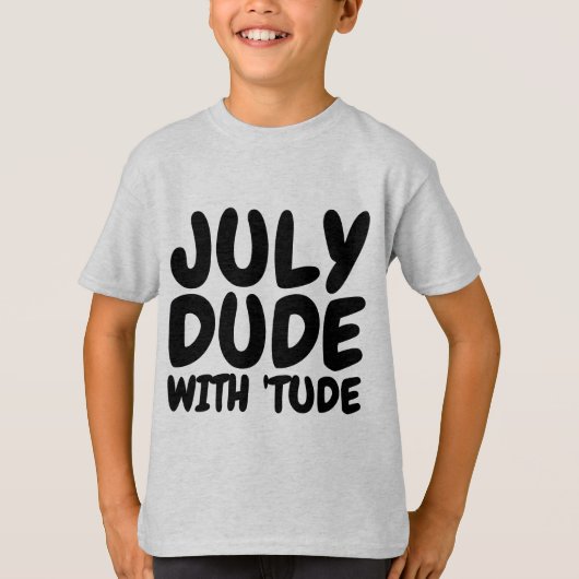 JULY誕生日メンズ&ボーイズTシャツ Tシャツ (正面)