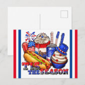 July 4th  ポストカード (正面/裏面)