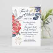 July 4th 250 Years USA Celebrate Party Invitation 招待状 (スタンド正面)