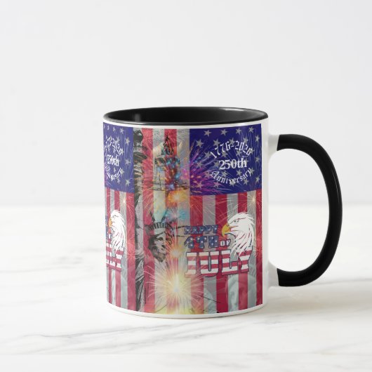 July 4th 250th America Anniversary マグカップ (右)