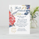 July 4th 250th USA Celebration Party Invitation 招待状 (スタンド正面)