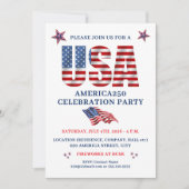 JULY 4TH AMERICA250 PARTY  招待状 (正面)