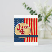 July 4th American Flag Invitations 招待状