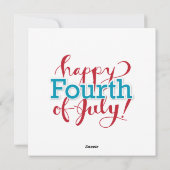 July 4th eagle シーズンカード (裏面)