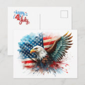 July 4th Eagle シーズンポストカード (正面/裏面)