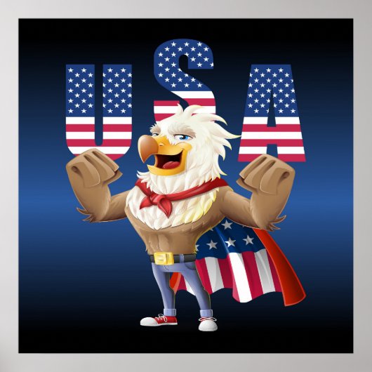 July 4th eagle ポスター (正面)