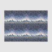 July 4th Fireworks Skyline 1776–2026 Festive Gift 薄葉紙 (正面)