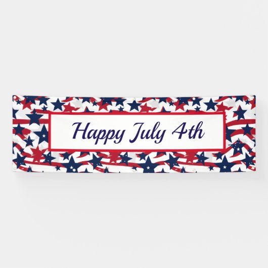 July 4th Outdoor Banner 横断幕 (横)