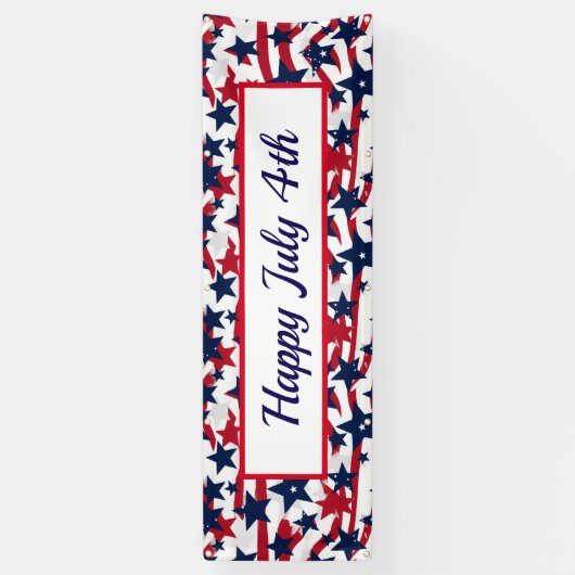 July 4th Outdoor Banner 横断幕 (縦)