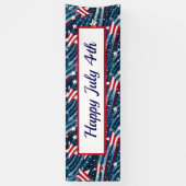 July 4th Outdoor Banner 横断幕 (縦)