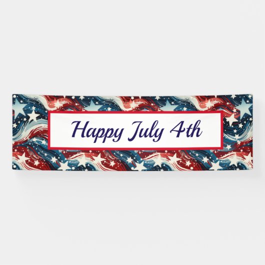 July 4th Outdoor Banner 横断幕 (横)
