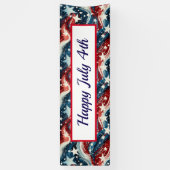 July 4th Outdoor Banner 横断幕 (縦)