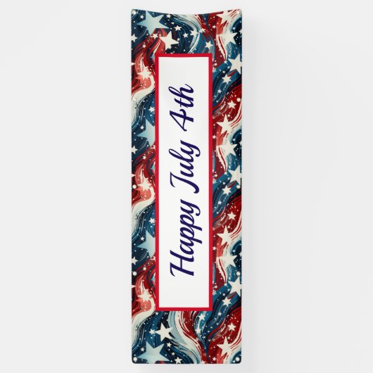 July 4th Outdoor Banner 横断幕 (縦)