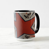 July 4th red white and blue mug マグカップ (正面右)