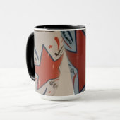 July 4th red white and blue mug マグカップ (正面左)