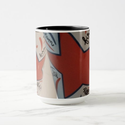 July 4th red white and blue mug マグカップ (中央)
