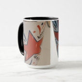 July 4th red white and blue mug マグカップ (正面左)