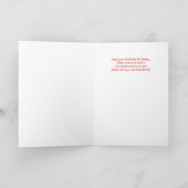 July Birthday Pink Waterlilies and Koi Fish カード (内部)