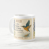 July Freedom Inspirational Hummingbird  コーヒーマグカップ (正面左)