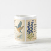 July Freedom Inspirational Hummingbird  コーヒーマグカップ (中央)