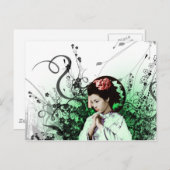 Julzips – 芸者 ポストカード (正面/裏面)