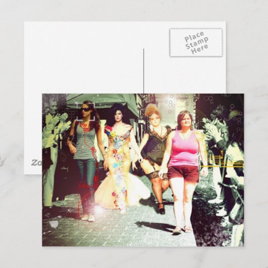 Julzips - Salvaje Fを鋳造 ポストカード (正面/裏面)