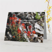 JUMBO名パーソナライズされたの退職祝い カード (黄色い花)