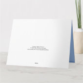 JUMBO名パーソナライズされたの退職祝い カード (裏面)