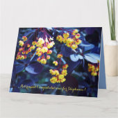 JUMBO名パーソナライズされたの退職祝い カード (正面)