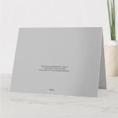 JUMBO名パーソナライズされたの退職祝い カード (裏面)