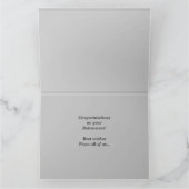 JUMBO名パーソナライズされたの退職祝い カード (内部)