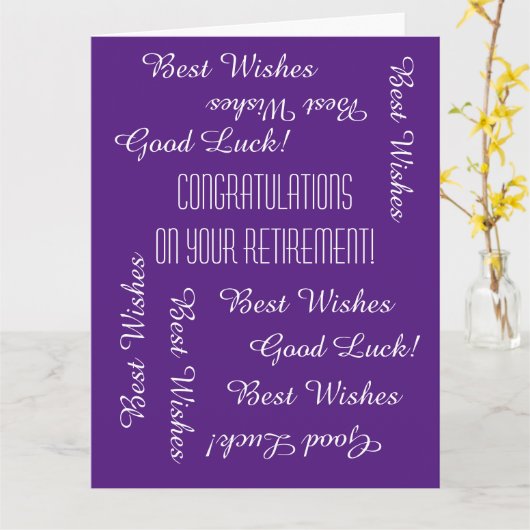 JUMBO退職祝い全米 カード (黄色い花)