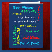 JUMBO退職祝い全米 カード