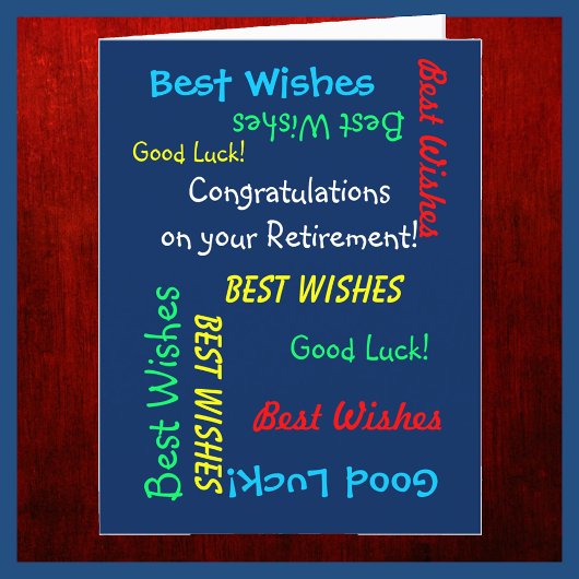 JUMBO退職祝い全米 カード