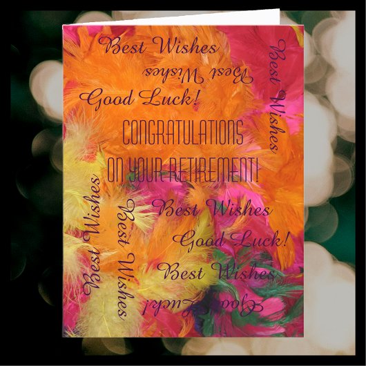 JUMBO退職祝い全米 カード