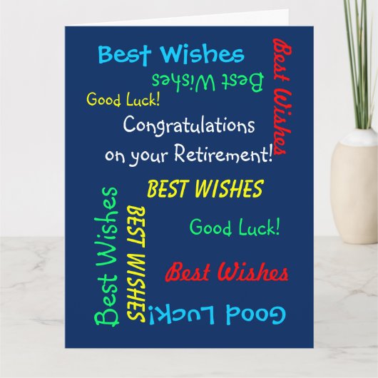 JUMBO退職祝い全米 カード (正面)