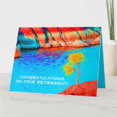 JUMBO退職祝い全米 カード (正面)