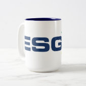 Jumbo 15onz ESGXコミュニティマグ ツートーンマグカップ (正面左)